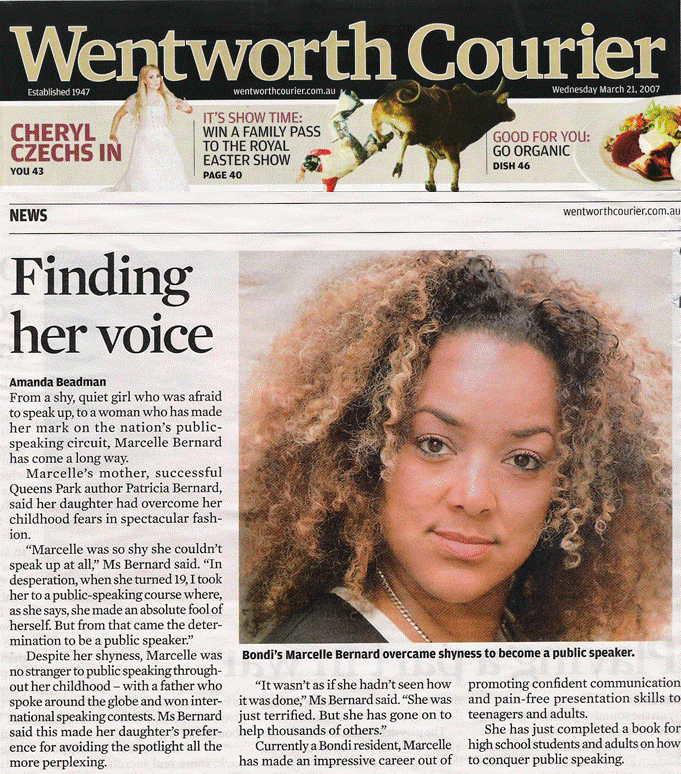 finding her voice